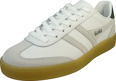Produktbild von Gola Viper Leather White/White/Evergreen/Gum Größe EU 40