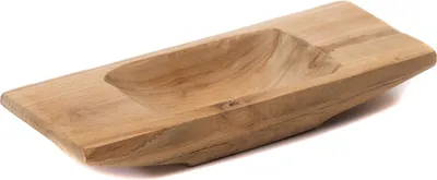 Produktbild von TEAKHOLZ SCHALE "BARCO 30" | Teakholz, 30 cm | Holz Tablett
