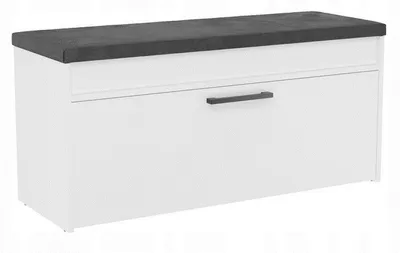 Obrázek produktu pro Szafka na buty z siedziskiem i schowkiem Parma 100 x 35 cm biała