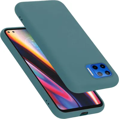 Produktbild von Cadorabo Hülle für Motorola MOTO G 5G PLUS Hülle Silikon Handyhülle Case aus flüssigem Silikon, Kratzfeste und stoßfeste Schutzhülle für Motorola MOTO G 5G PLUS