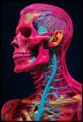 Produktbild von Plakat 67,5x100cm Anatomie der Farbe