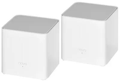 Zdjęcie produktu dla Tenda EX3 (2-pack), Biały, Wewnętrzny, System siatki, System, Dual-band (2.4 GHz/5 GHz), Wi-Fi 6 (802.11ax)