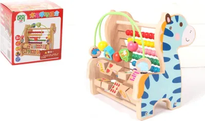 Produktbild von Motorik Spielzeug Giraffe Holzspielzeug