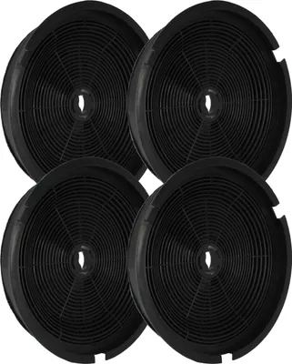 Produktbild von vhbw 4x Aktivkohlefilter Ersatz für Beko 9174220018, 9199001580 für Dunstabzugshaube - 19 cm