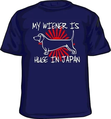 Produktbild von My Wiener Is Huge In Japan! - Medium - Navy