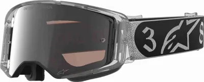 Image de lunettes SUPERTECH VISION DNGR38 XXV, ALPINESTARS (noir/argent, plexi argenté réfléchissant) 2026