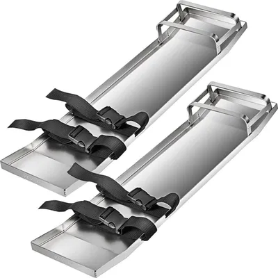 Zdjęcie produktu dla Betonowe deski kolanowe 30'' x 8'' Deski kolanowe Slider, deski kolanowe Deski kolanowe ze stali nierdzewnej, betonowe deski Slider Para ruchomych desek Slider, z paskami do desek betonowych do wykańczania cementu i betonu