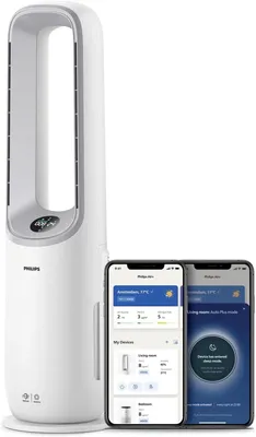 Produktbild von Philips Air Performer 7000 Serie 2-in-1 Luftreiniger & Ventilator, HEPA & Aktivkohlefilter, bis 70 m², Air+ App, Modell AMF765/10