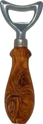 Produktbild von Toller Flaschenöffner aus echtem Olivenholz ca. 14 cm
