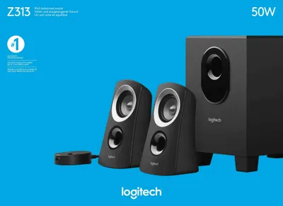 Obrázok produktu pre Logitech Z-313 - Reproduktorový systém - pre PC - 2.1-kanálový - 25 W (spolu)