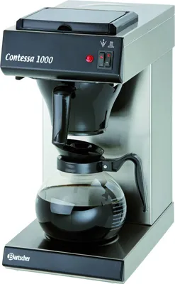 Produktbild von Bartscher Contessa 1000 - Filterkaffeemaschine - 1,8 l - Kaffeebohnen - 2000 W - Schwarz - Edelstahl