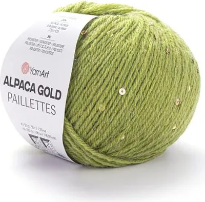 Obrázek produktu pro Příze Alpaca Gold Sequin 10 x 50 g 9310
