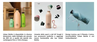 A collage of three images showcasing Urban Bottles in different settings and configurations, with accompanying descriptive text.