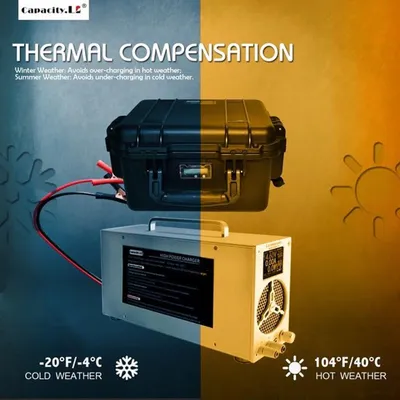 Immagine prodotto di Acculader 3000 W - Tensione regolabile da 0 a 120 V - Corrente di 50 A - Adatto per batterie LifePO4