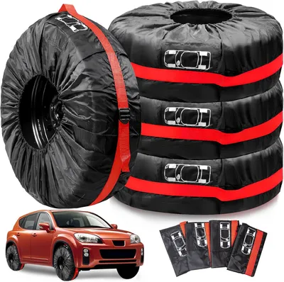 Produktbild von Reifentasche 4 Stücke, 45-56 cm, Polyester, wasserdicht, für Reifenlagerung