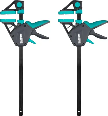 Immagine prodotto di wolfcraft Morsetti a una mano PRO ERGO, forza di serraggio 150 kg, 300 mm