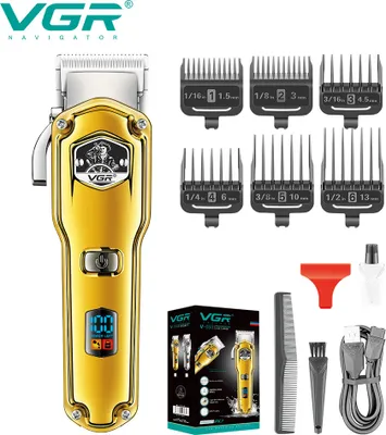 Produktbild von MODFU Profi Wasserdicht Haarschneider , Haarschneidemaschine , Haartrimmer ,Langhaarschneider ,Bartschneider ,Barttrimmer 1200 mAh, Gold