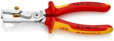 Produktbild von KNIPEX Kabelschere mit Abisolierfunktion