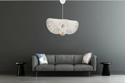 Produktbild von Opviq, Moderne Pendelleuchte, Weiß, Metall, Höhenverstellbar, Ø20 cm | 100% E27