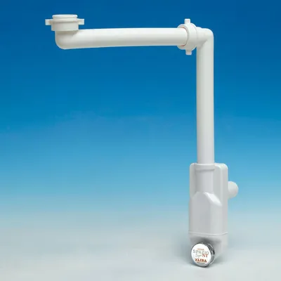 Produktbild von Raumsparmöbelsiphon Ø32-Ø40 für Waschtisch und Konsolenplatte EXTRA SLIM mit Reinigungsöffnung