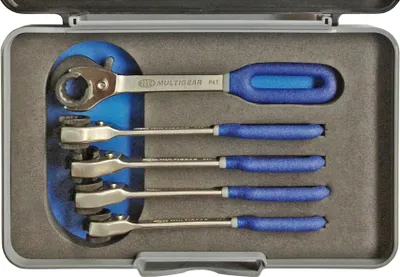 Produktbild von Kunzer Leitungsratschenschlüsselsatz, 5-tlg. 7LRS05