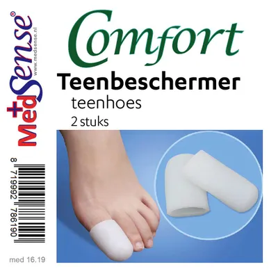 Productafbeelding van Teen beschermhoes grote teen 2 stuks - Medium