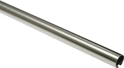 Produktbild von Gardinenstange mit Innenlauf I Windsor edelstahl-optik 200 cm Ø 25 mm