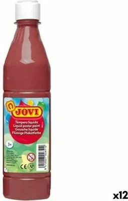 Produktbild von Tempera Jovi Braun 500 ml (12 Stück)