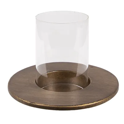 Produktbild von Clayre & Eef Laterne Ø 18x13 cm Kupferfarbig Eisen