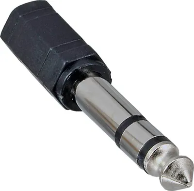 Image de InLine® 99305 Adaptateur audio, prise jack 6,3mm sur prise jack 3,5mm, stéréo
