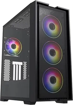 Obrázek produktu pro Hiditec H2 AIR ARGB, Tower, PC, Černá, ATX, EATX, ITX, Micro ATX, Ocel, Více