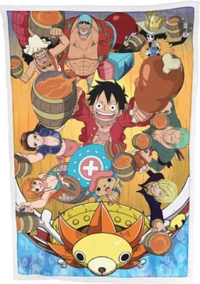Produktbild von One Piece Fleecedecke Ver. 3 100 x 150 cm