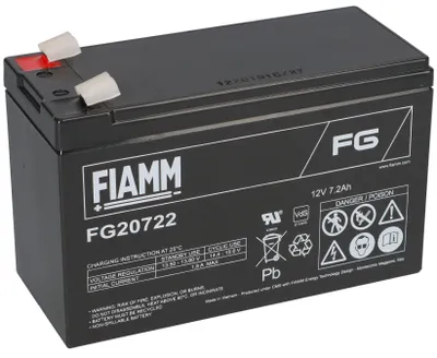 Produktbild von Fiamm Blei-Akku FG20722 Pb 12V / 7,2Ah Faston 6,3