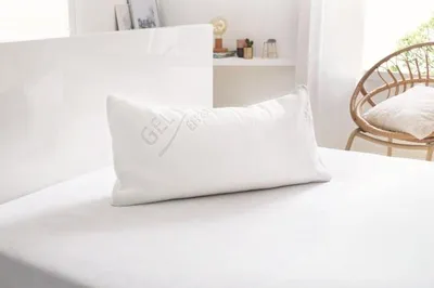 Produktbild von Nackenkissen - Weiß - 40 x 80 cm - Gel-Kaltschaum - Doppeltuchbezug