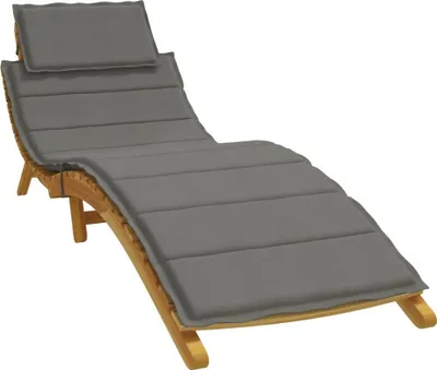 Produktbild von Möbel Sonnenliegen-Auflage Melange Dunkelgrau 186x58x3 cm Stoff - Sitzkissen 4002477