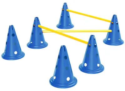 Produktbild von PawHut Agility Set Hunde 3-teiliges Agility-Ausrüstung für Hundetraining