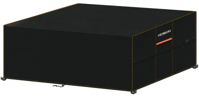 Zdjęcie produktu dla Pokrowiec ochronny na meble ogrodowe - wodoodporny pokrowiec na stół Oxford, 250x180x90 cm