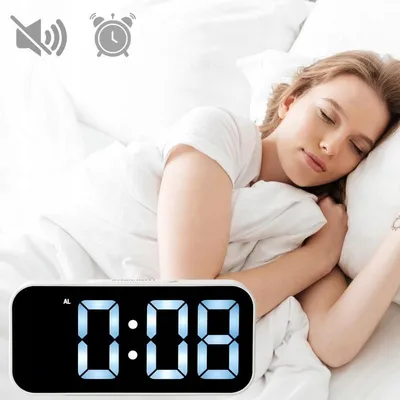 Produktbild von Digital LED Wecker mit Snooze Funktion für Schreibtisch