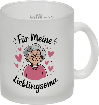 Produktbild von Für meine Lieblingsoma Glas Tasse