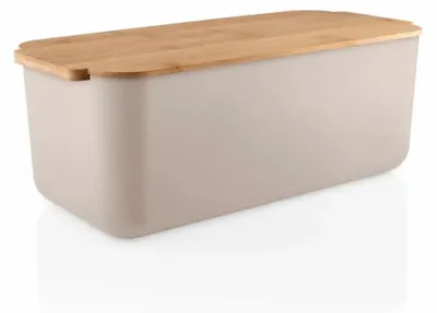 Produktbild von Eva Solo Brotkasten, Brotkorb, Bambus, Kunststoff, Sand, 42 x 19 x 15.5 cm, 520454