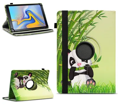 Produktbild von Tablet Hülle für Samsung Galaxy Tab A 10.5 2018 Tasche Schutzhülle 360° DrehbarFarben:Motiv 10