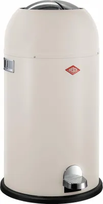 Produktbild von Wesco Kickmaster Treteimer, Abfalleimer, Mülleimer, Stahlblech, Sand Matt, 33 L, 184631-87