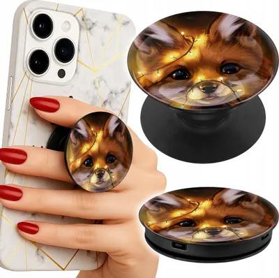 Obrázek produktu pro Držák telefonu na prst/stojan Sweet Fox Forest Animals