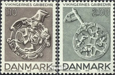 Produktbild von Briefmarken Dänemark 1979 Mi 688-689 (kompl.Ausg.) postfrisch Kunstgegenstände