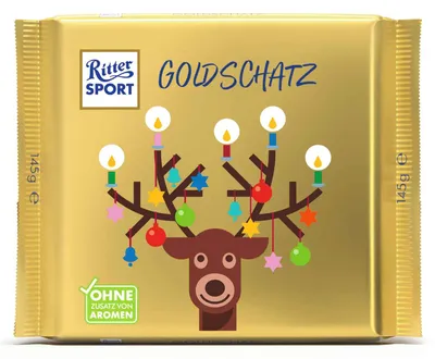 Produktbild von Ritter Sport Goldschatz 145g