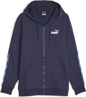 Produktbild von Puma Ess Tape Camo Reißverschlusspullover Blau L Mann Blau L