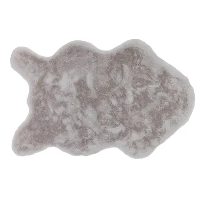 Produktbild von Schöner Wohnen Kunstfell Teppich Tender Silber 004 | 60x90 cm