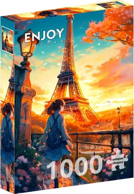 Immagine prodotto di Puzzle 1000 pezzi Enjoy – Wanderlust parigina