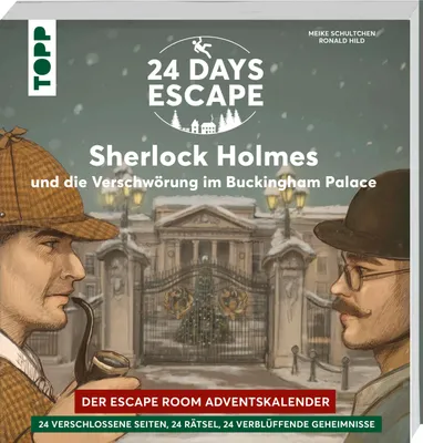 Produktbild von 24 Days Escape - Der Escape Room Adventskalender: Sherlock Holmes und die Verschwörung im Buckingham Palace