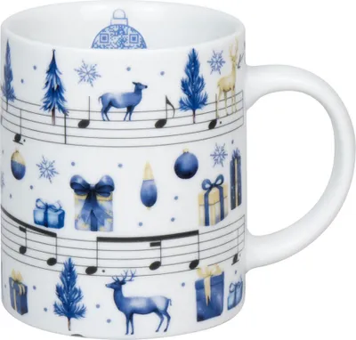 Image de Könitz mug Silent Night, tasse, tasse à café, porcelaine, blanc, 300 ml, 1110022879